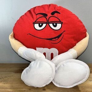 M&M Red Mars Candy Collectible Plush‎ Stuffed Collectible Toy 18"